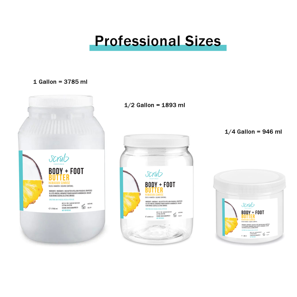 Professional Sized Body Butters