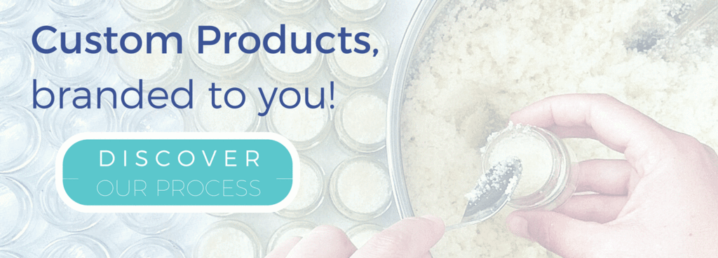 custom branded products scrub inspired