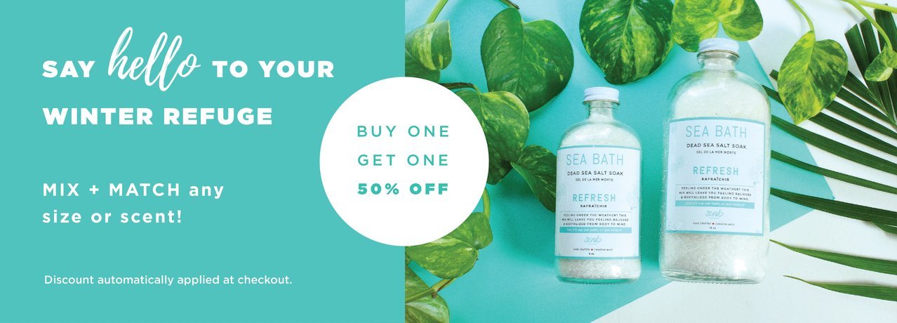 scrub inspired dead sea salt bath sale